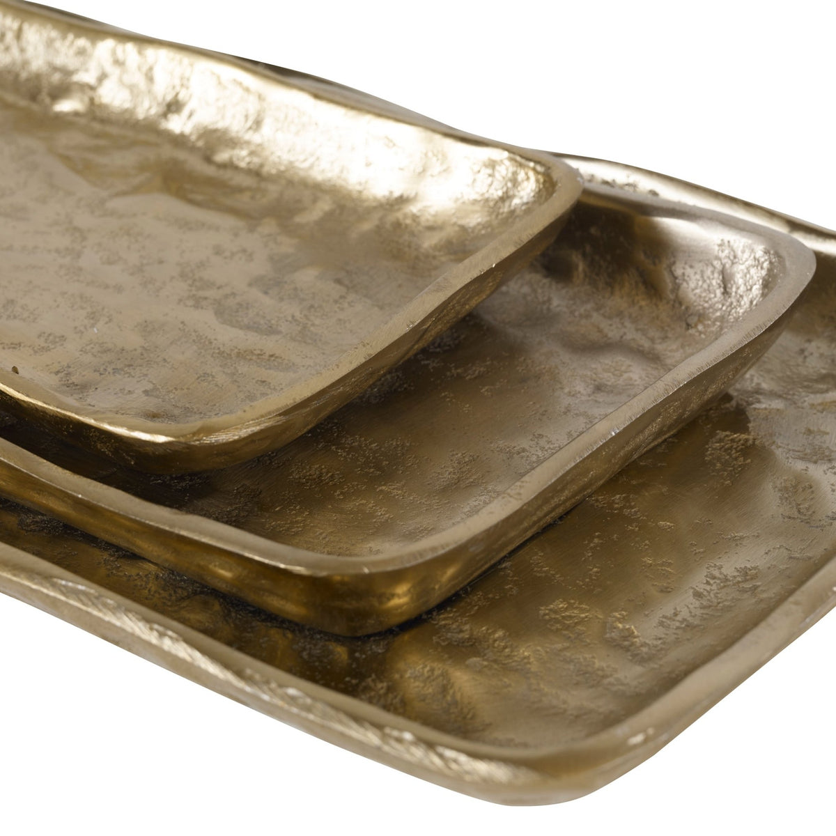 Artisan Trays, Antique Gold, S/3 Tray| Uttermost