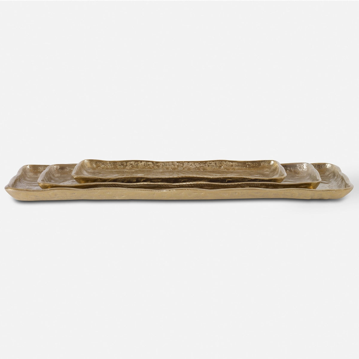 Artisan Trays, Antique Gold, S/3 Tray| Uttermost