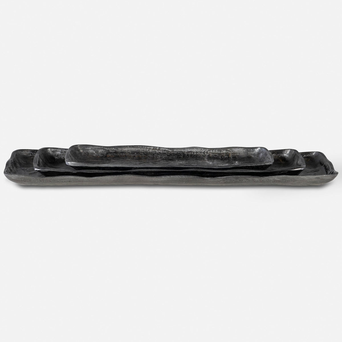 Artisan Trays, Antique Nickel, S/3 Tray| Uttermost