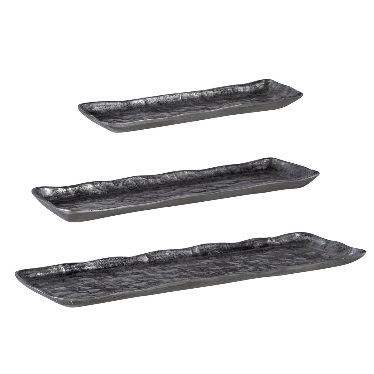 Artisan Trays, Antique Nickel, S/3 Tray| Uttermost