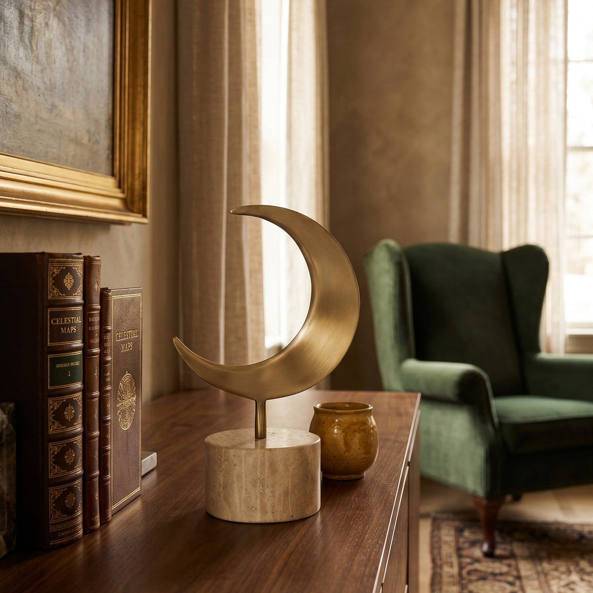 Asas Deco crecent Table Decors| Roots Furniture