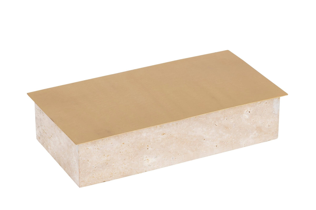 Asas Rect metal dish with marble base Kitchen Accessories| Roots Furniture