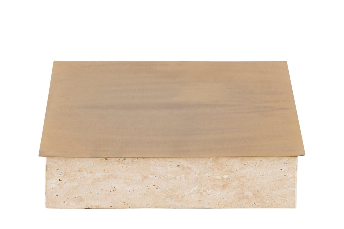 Asas SQ Metal dish with marble base Kitchen Accessories| Roots Furniture