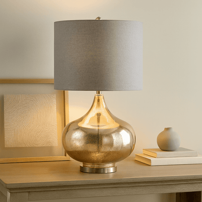 ASCOTT SILVER TABLE LAMP 32.5''HT.,RESIN&METAL MI - Al Rugaib Furniture