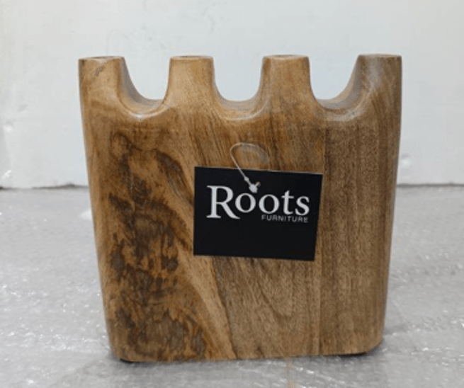 Ash Wood Vase Vases and Jars| Roots Furniture
