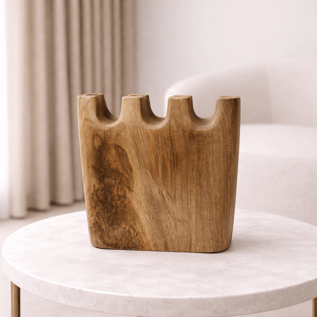 Ash Wood Vase Vases and Jars| Roots Furniture