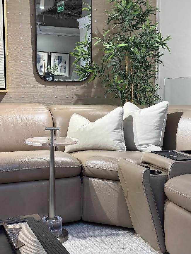 Ashe Brown Leather Motion Set Recliners| Roots Furniture