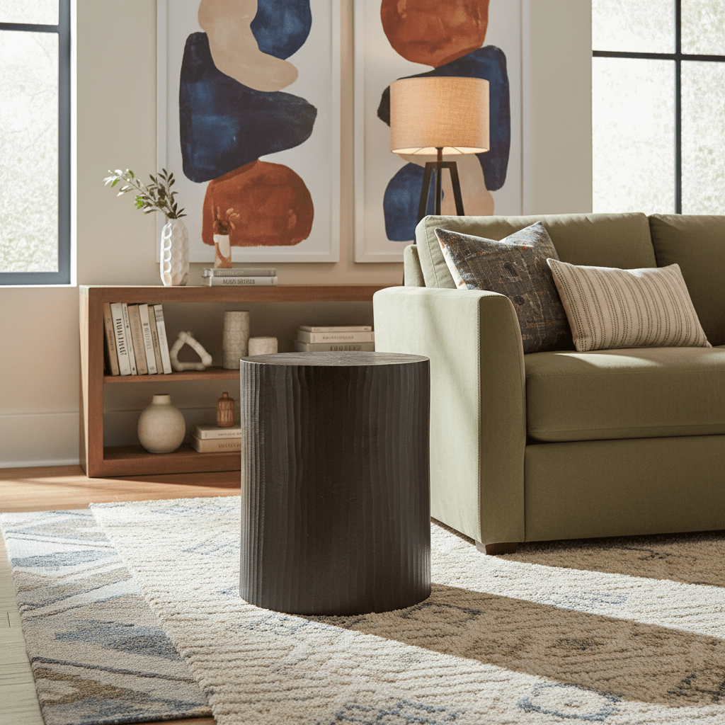 Asher Round End Table End Tables| Universal