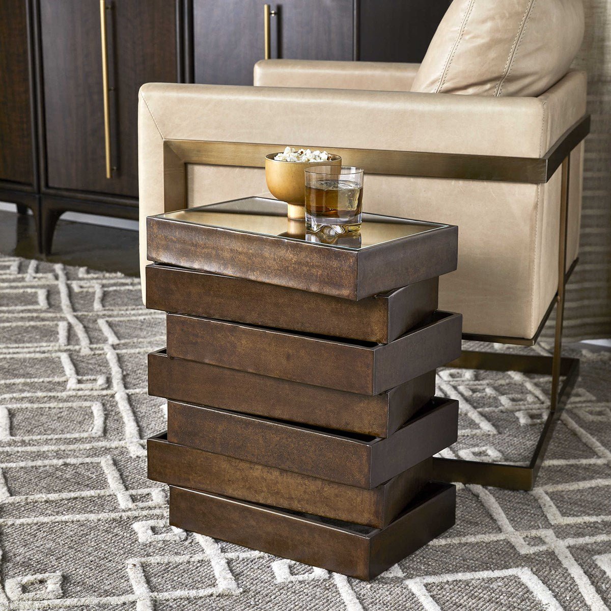 Askew Accent Table Table Decors| Uttermost