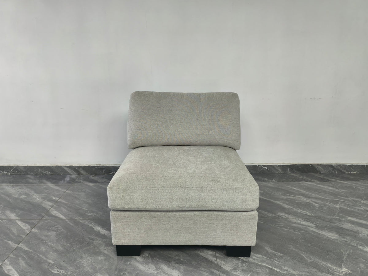 Aspen Oatmeal Armless Chair Sectionals| Roots Furniture