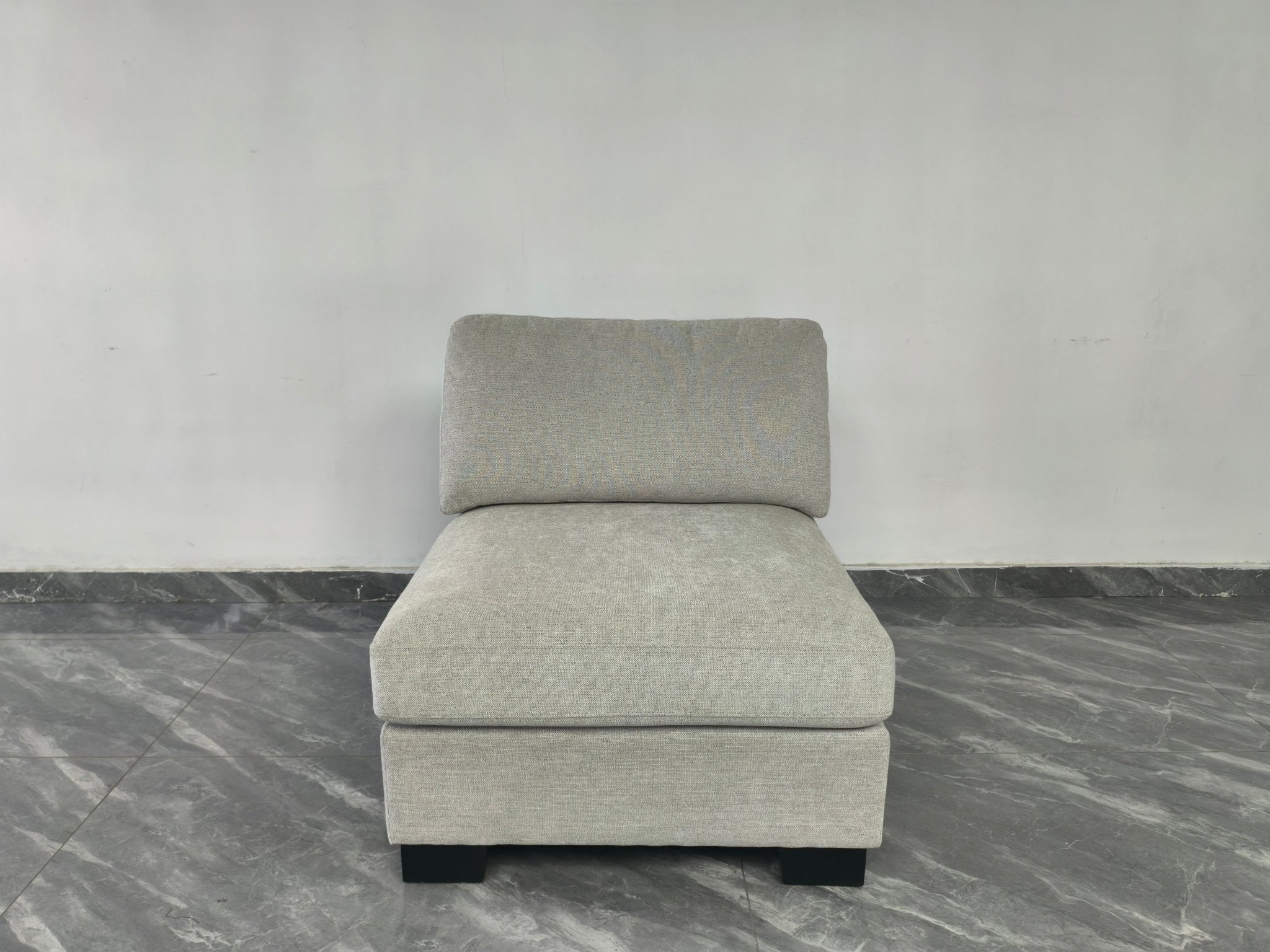 Aspen Oatmeal Armless Chair Sectionals| Roots Furniture