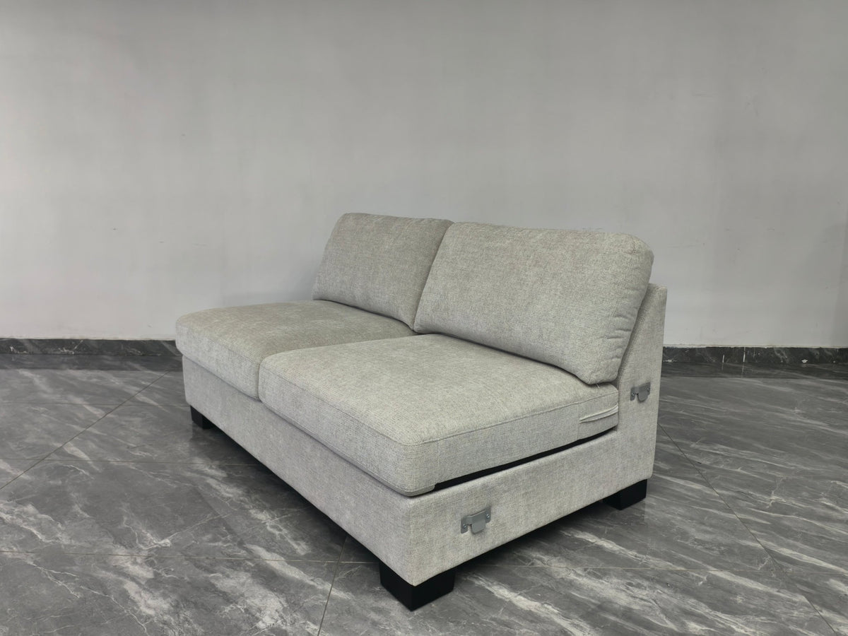 Aspen Oatmeal Armless Loveseat Sectionals| Roots Furniture