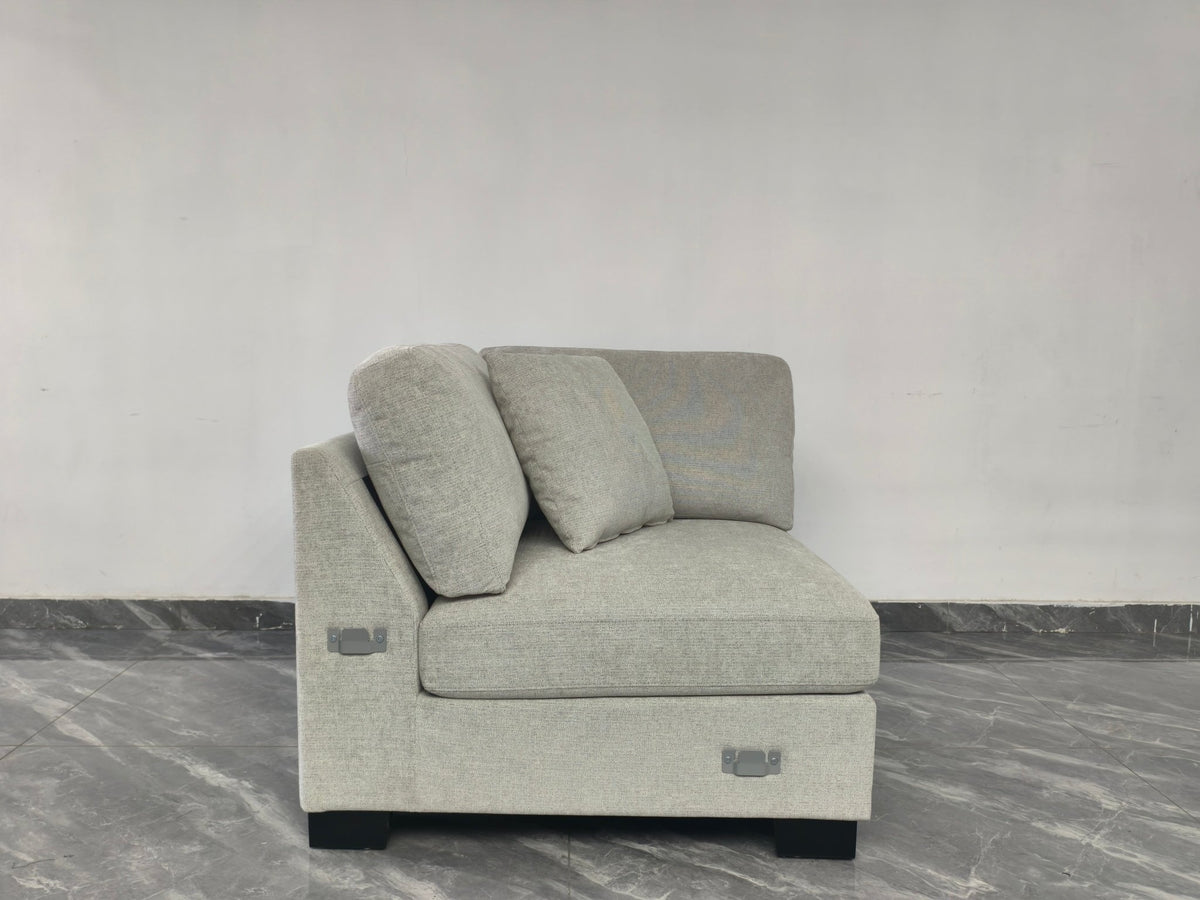 Aspen Oatmeal Corner Unit Sectionals| Roots Furniture