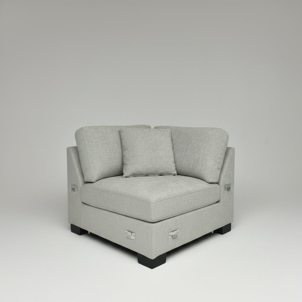 Aspen Oatmeal Corner Unit Sectionals| Roots Furniture