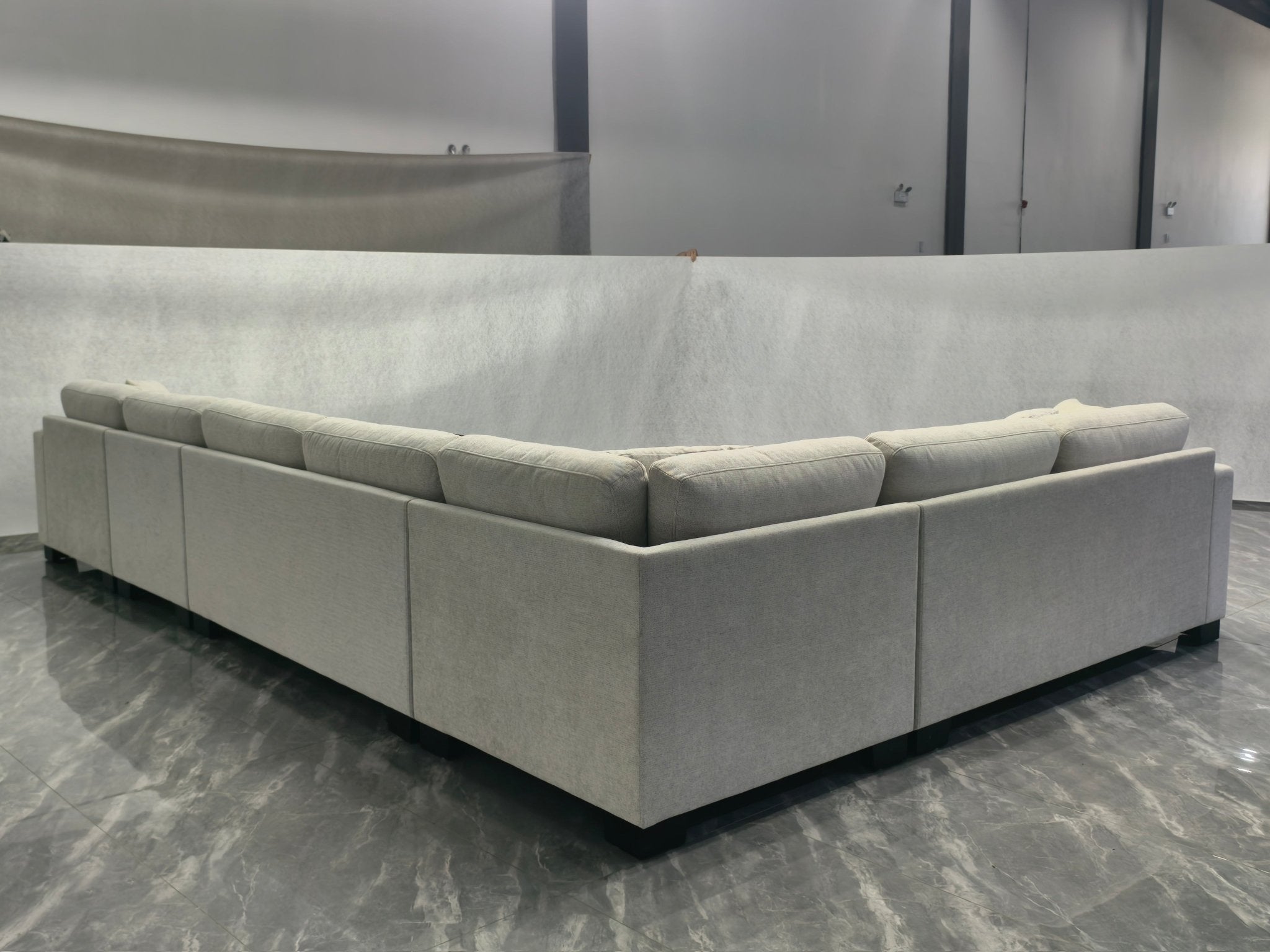 Aspen Oatmeal Sectional SET Sectionals| Roots Furniture