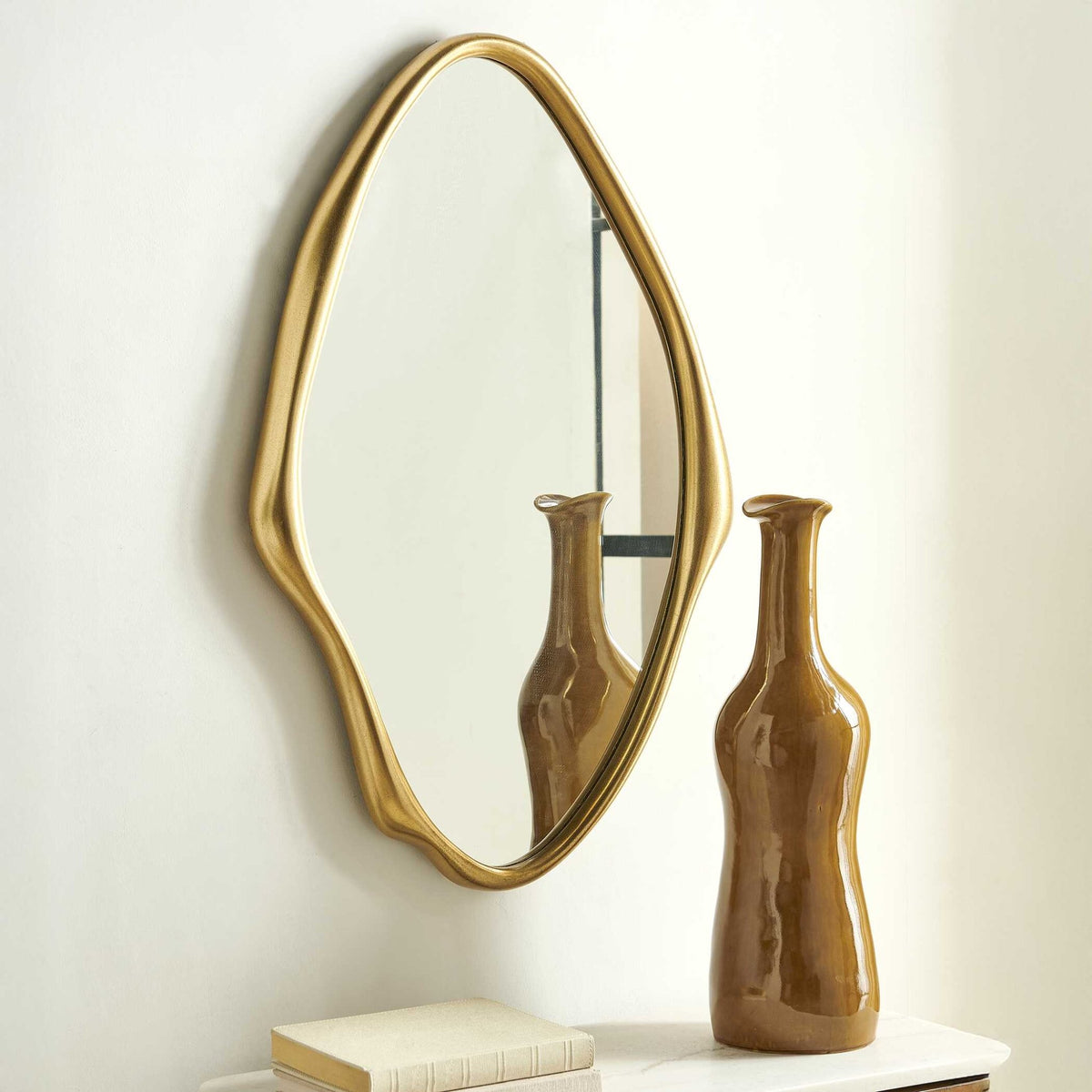 Aster Abstract Gold Mirror Mirrors| Uttermost