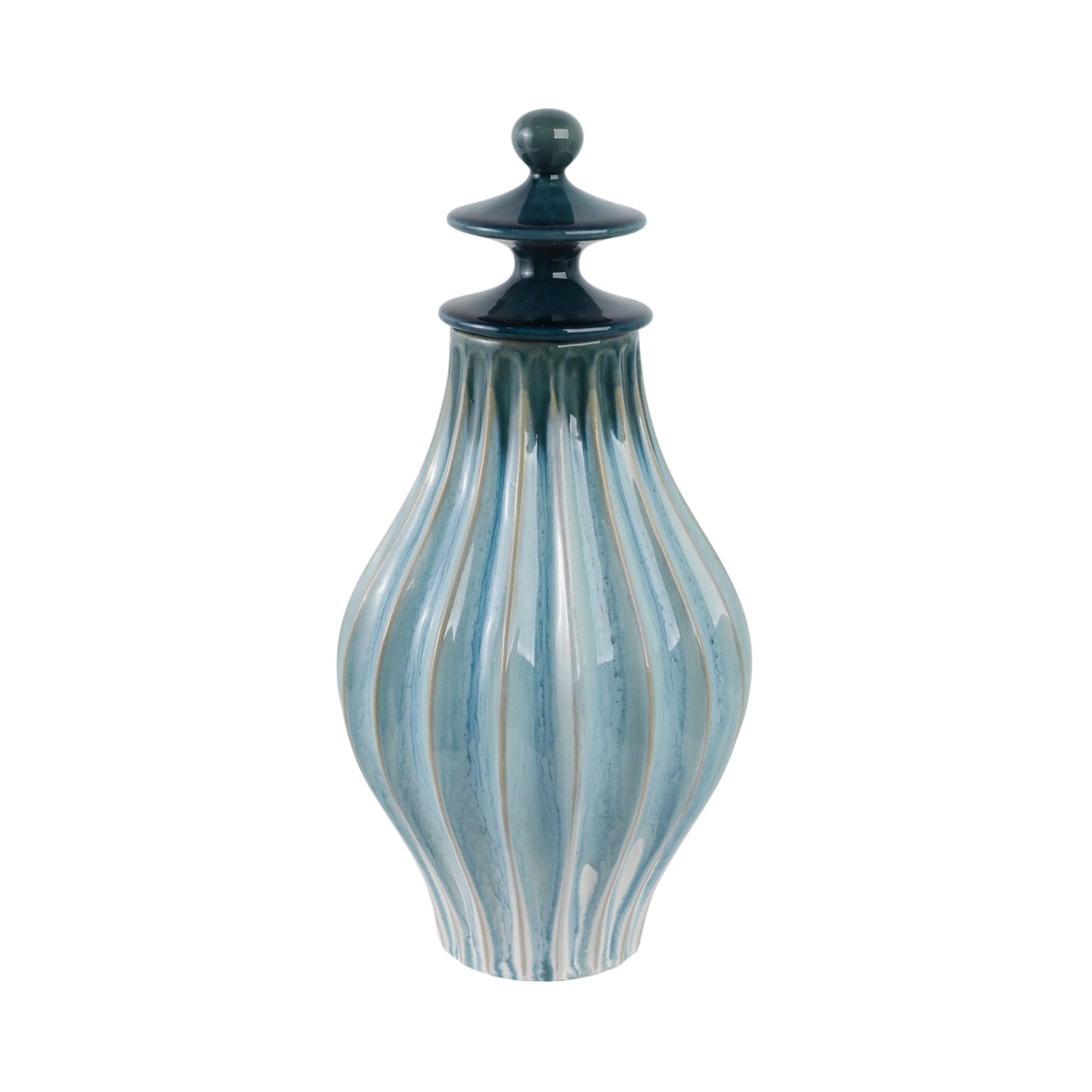Astoria Lidded Jar Vases and Jars| Sagebrook Home