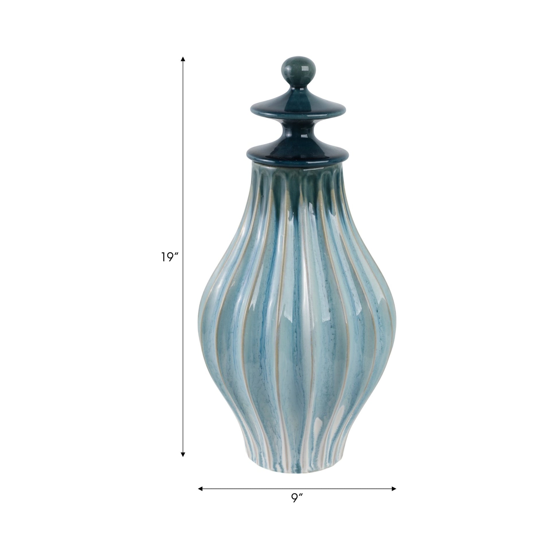 Astoria Lidded Jar Vases and Jars| Sagebrook Home