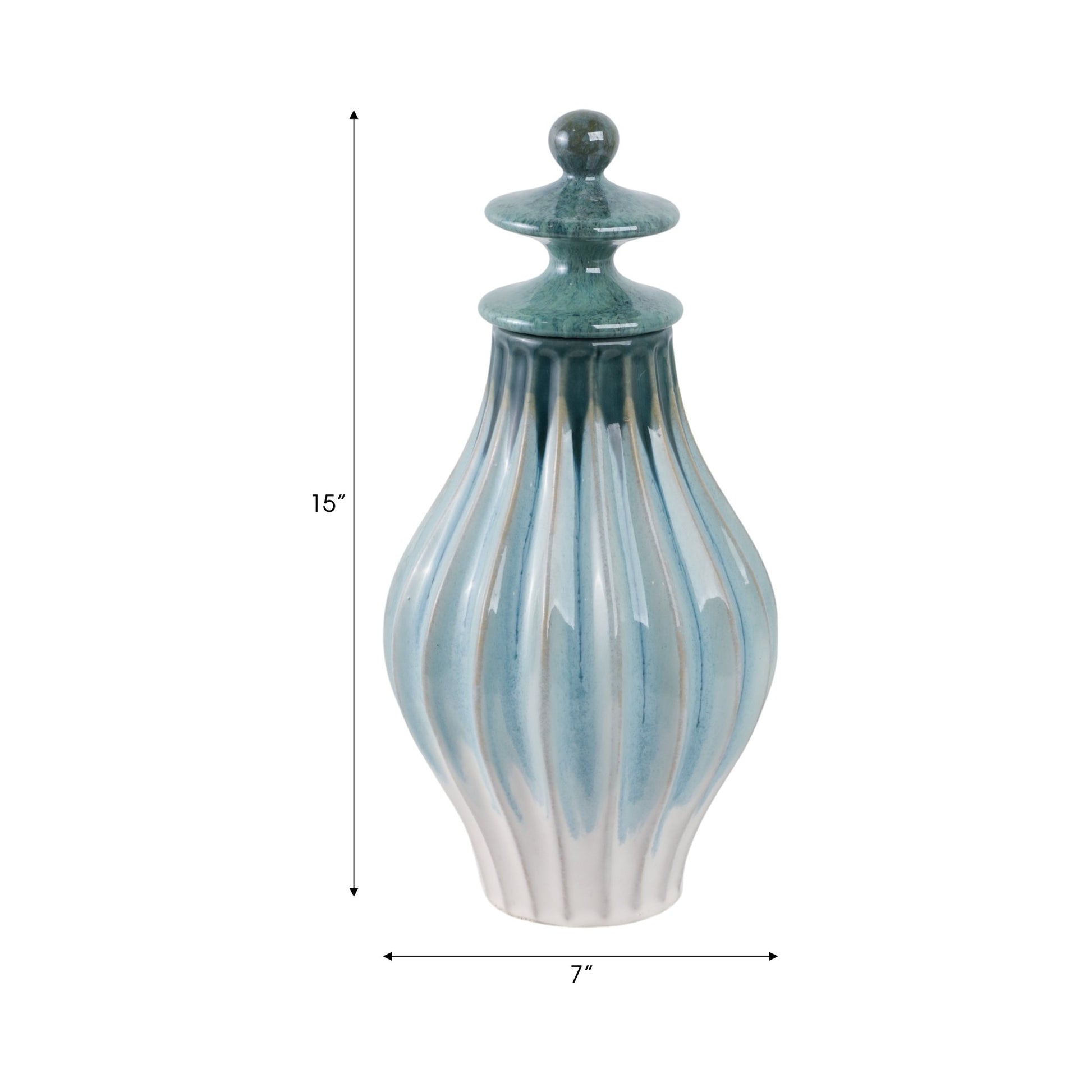 Astoria Lidded Jar Vases and Jars| Sagebrook Home