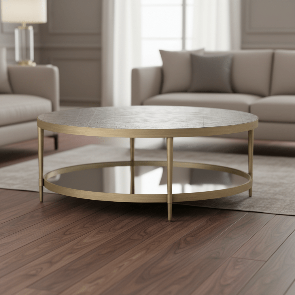 Astoria rectangular Atnique Mirror COFFEE TABLE Coffee Tables| AlRugaib Furniture