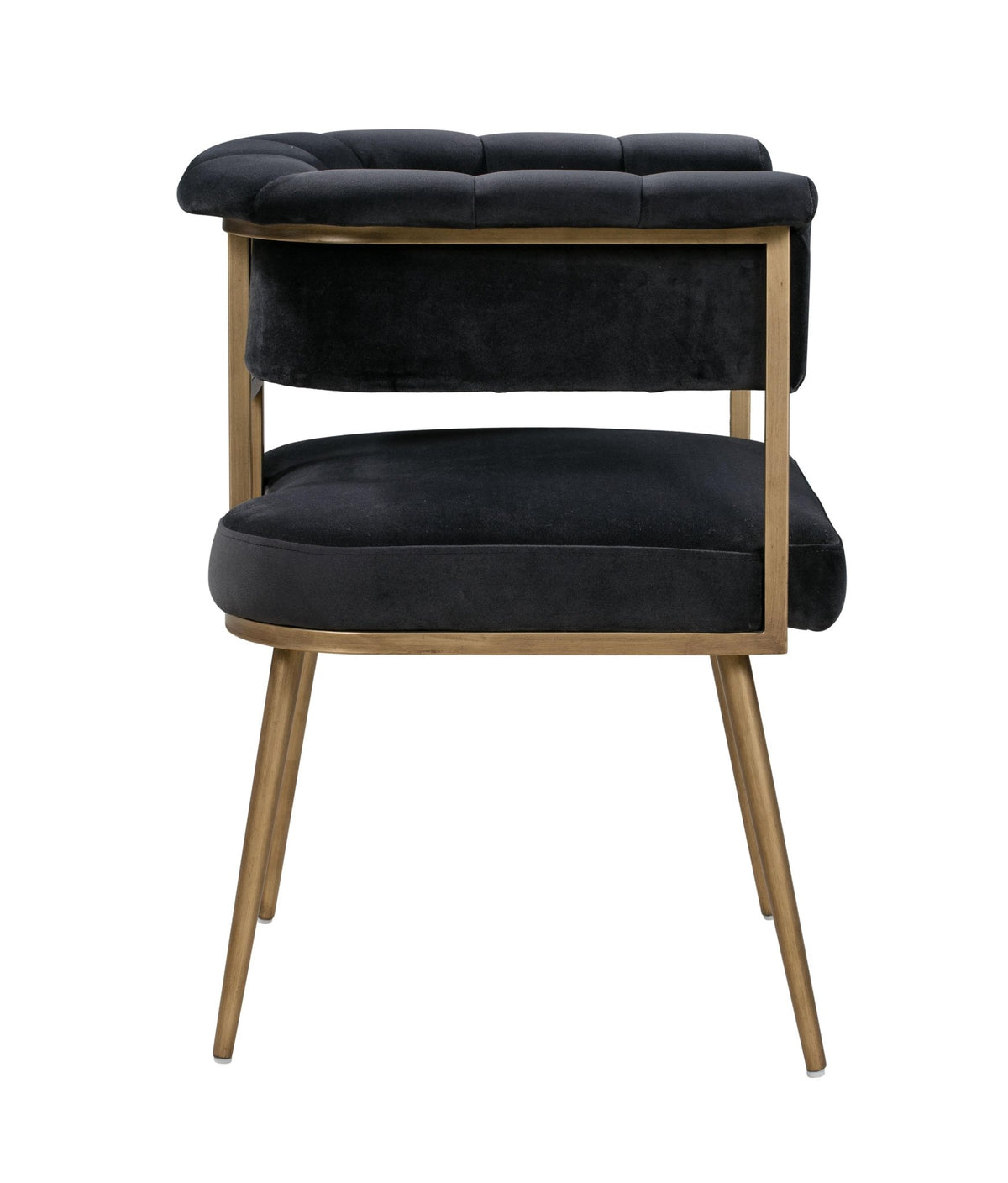 Astrid Grey Velvet Chair Dining Chairs| TOV