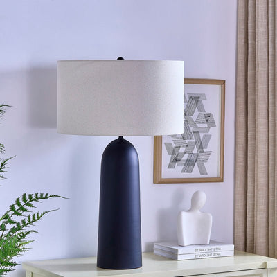 Atlas Matt Black Table Lamp - Al Rugaib Furniture