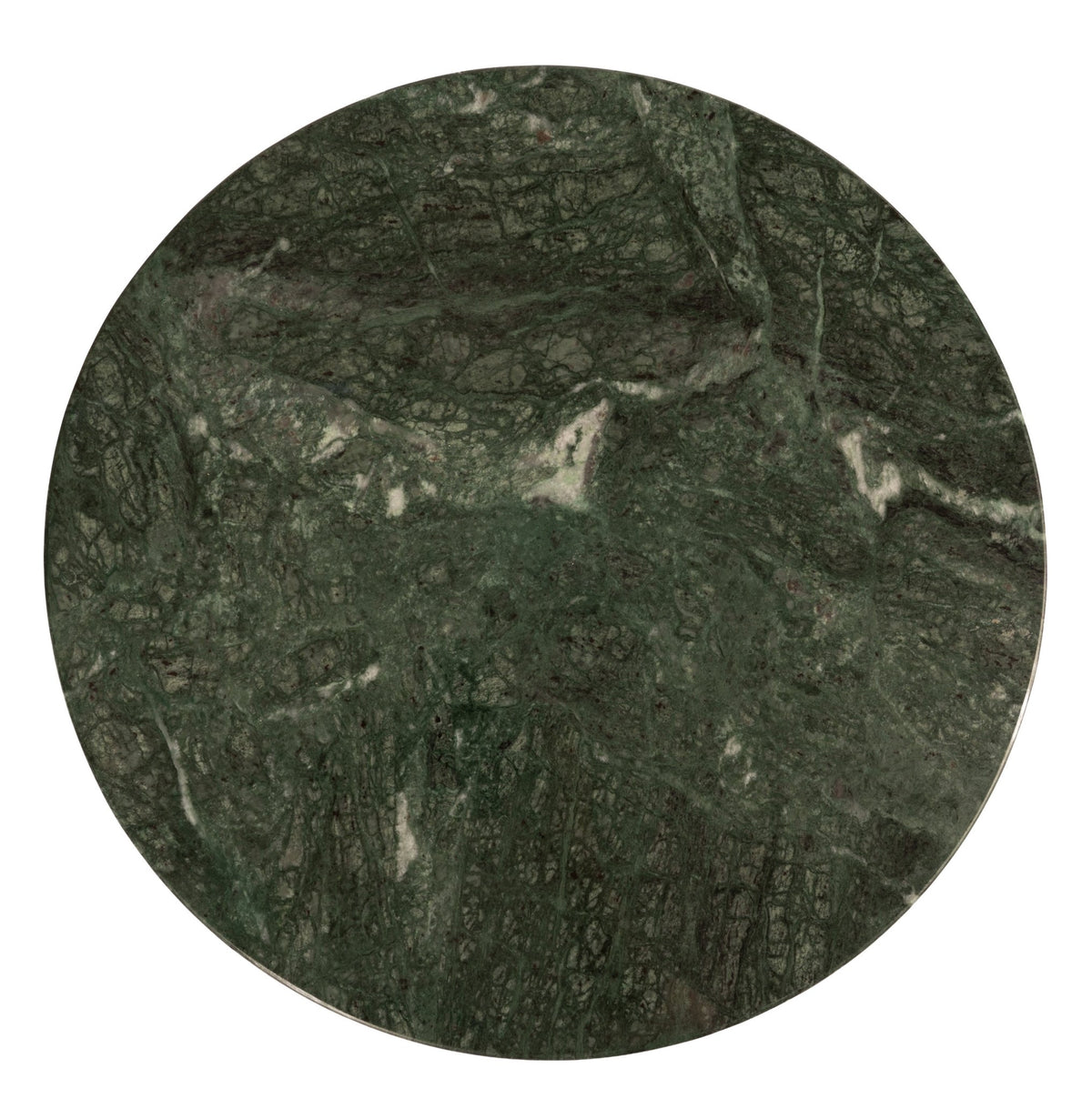 Atrium Green Marble Round side Table Accent & End Tables| Roots Furniture