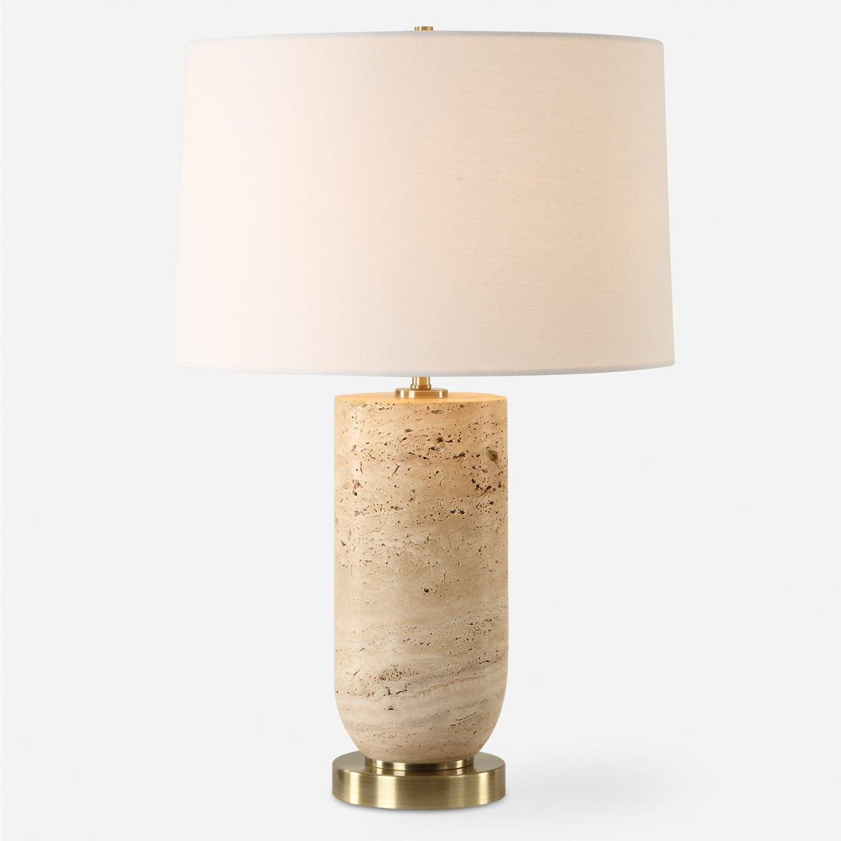 Aubrey Travertine Table Lamp Table Lamps| Uttermost