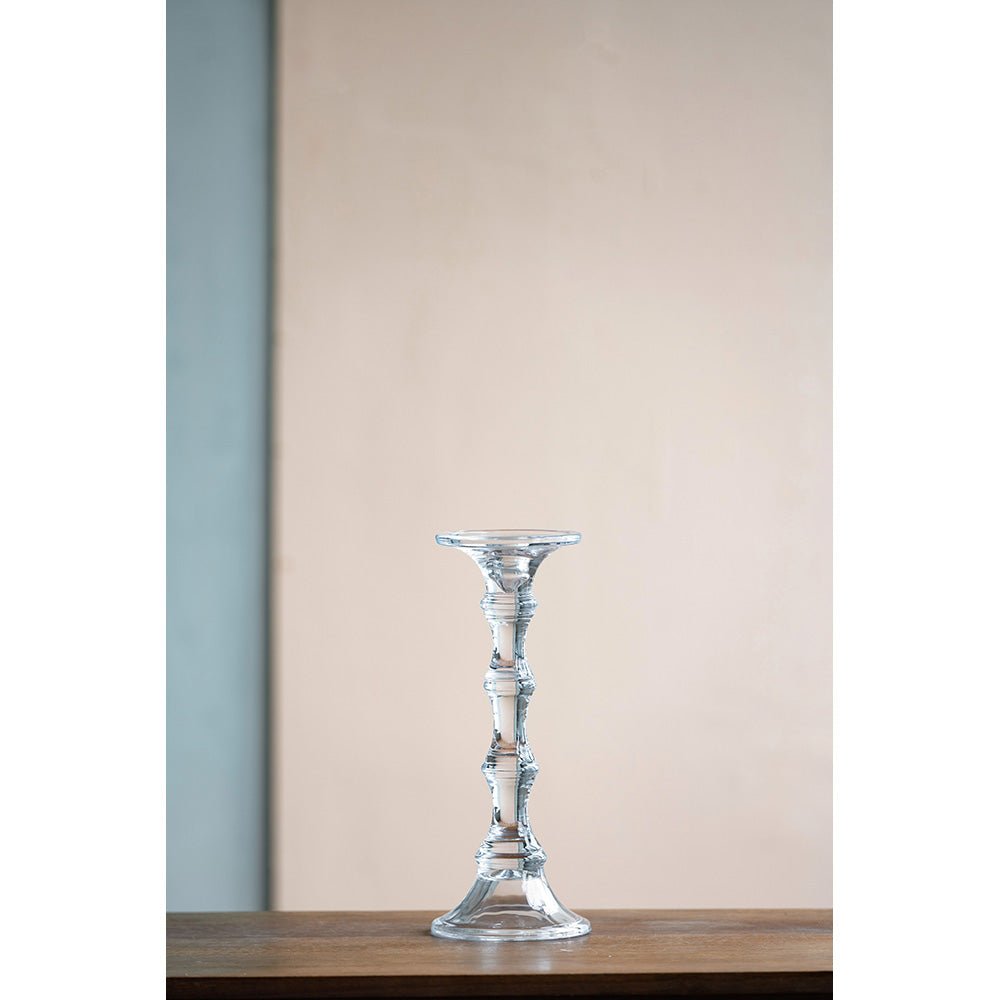 Audrey Glass Candlestick, Tall Candle Holders| Roots Furniture