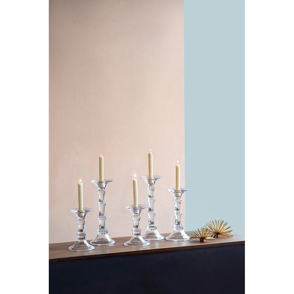 Audrey Glass Candlestick, Tall Candle Holders| Roots Furniture