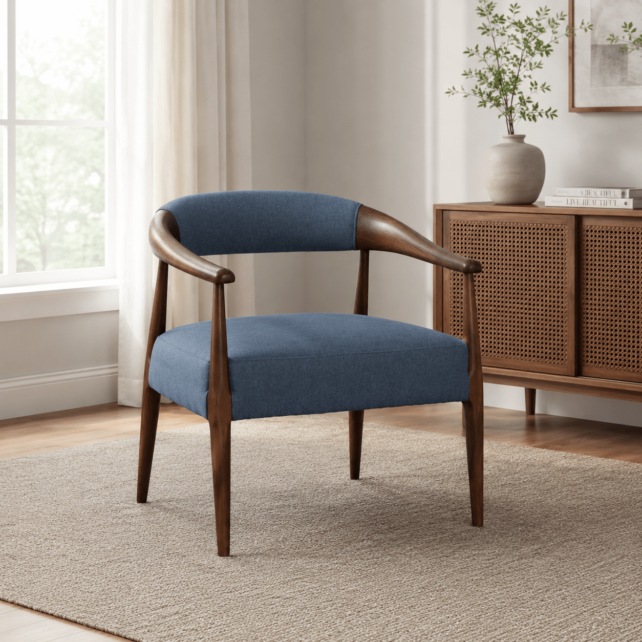 Aura Grey Accent Chair Chairs| Roots Furniture