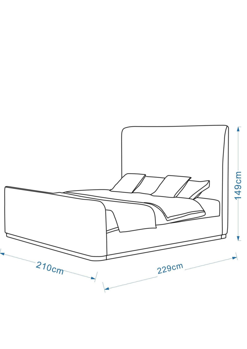 Aurelia Bed US KING SIZE - Al Rugaib Furniture