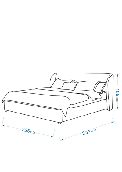 Aurelia Bed US KING SIZE - Al Rugaib Furniture