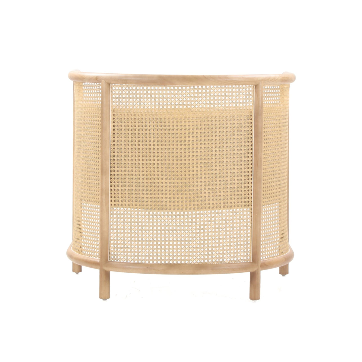 Ava White Rattan Accent Chair Chairs| Roots Furniture