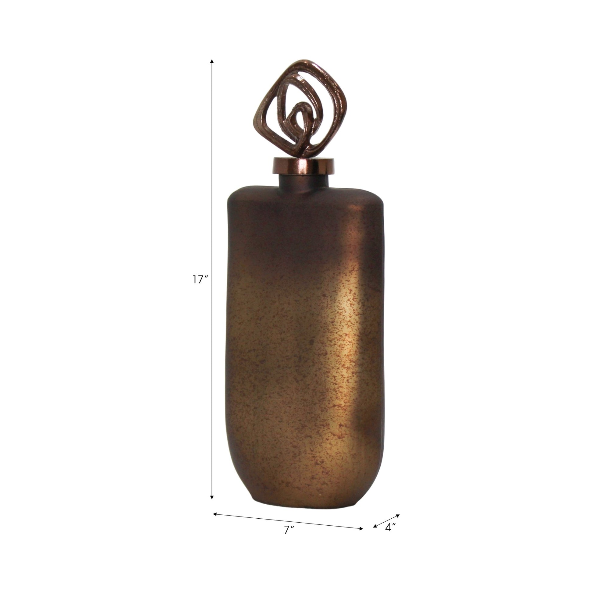 Availa Bottle With Topper Vases and Jars| Sagebrook Home
