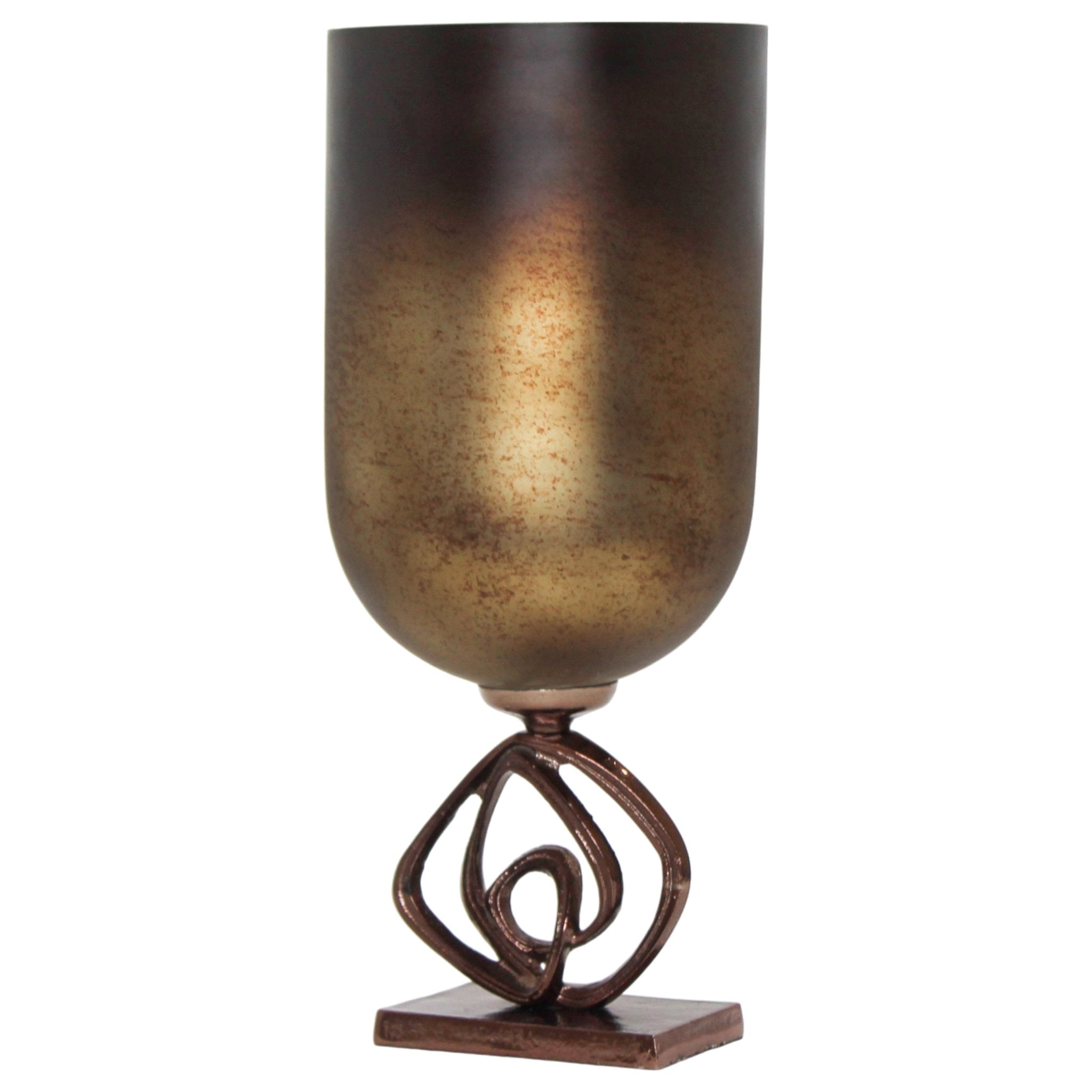 Availa Urn With Metal Stand Vases and Jars| Sagebrook Home