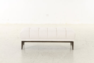 Avalon White & Black Bench - Al Rugaib Furniture