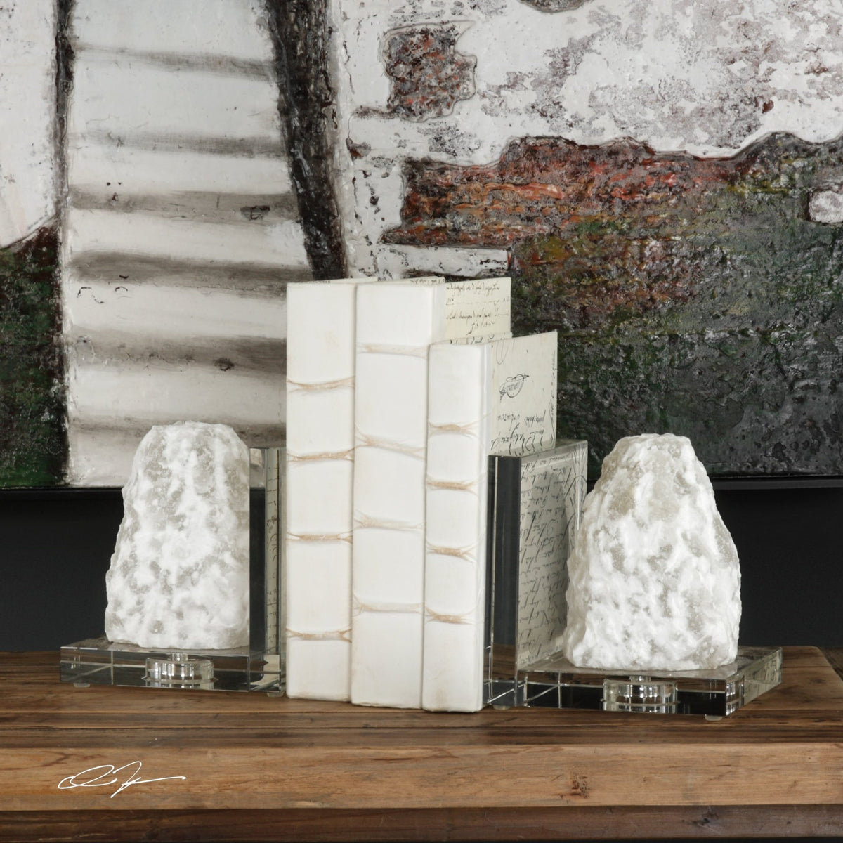 Avani Bookends, S/2 Table Decors| Uttermost