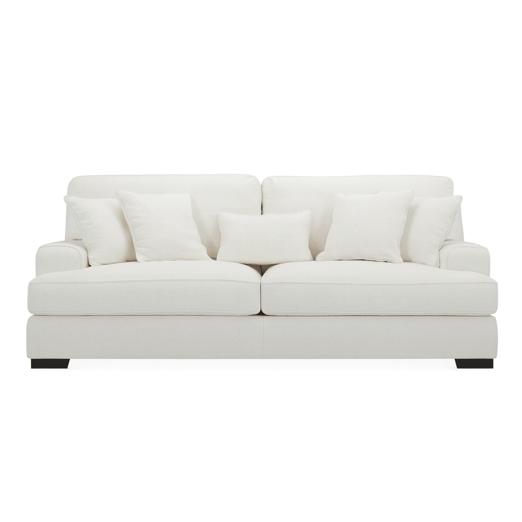 Aveiro White 4 Seater Sofa XL Sofas| Roots Furniture