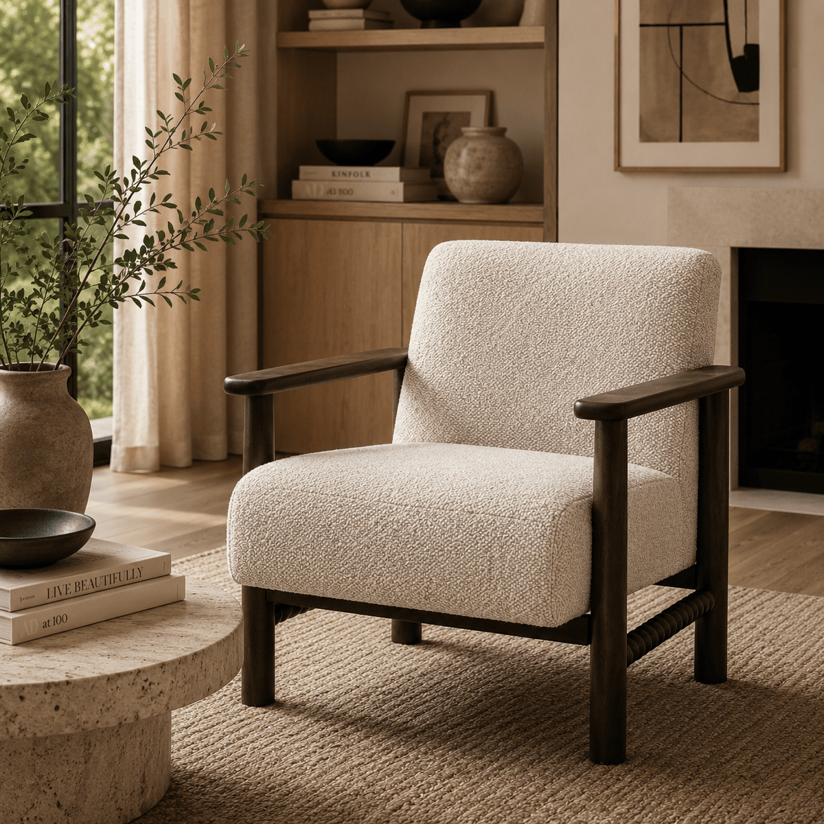 Axis White Accent Chair Chairs| Roots Furniture