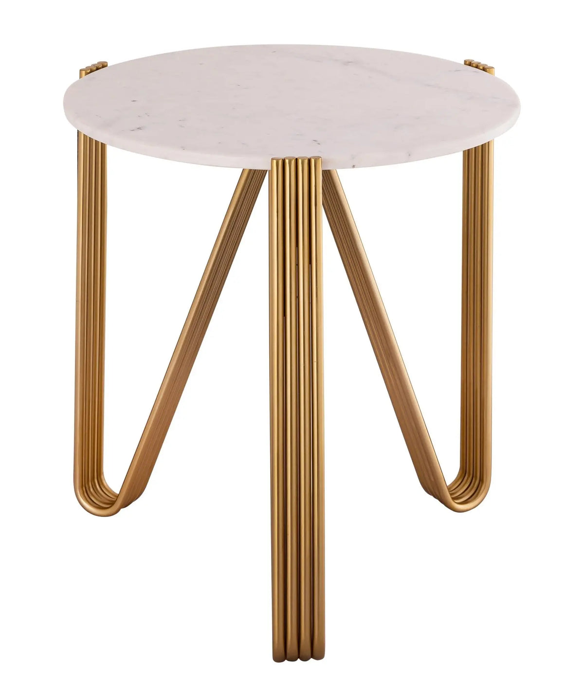 Aya Marble Side Table Accent & End Tables| TOV