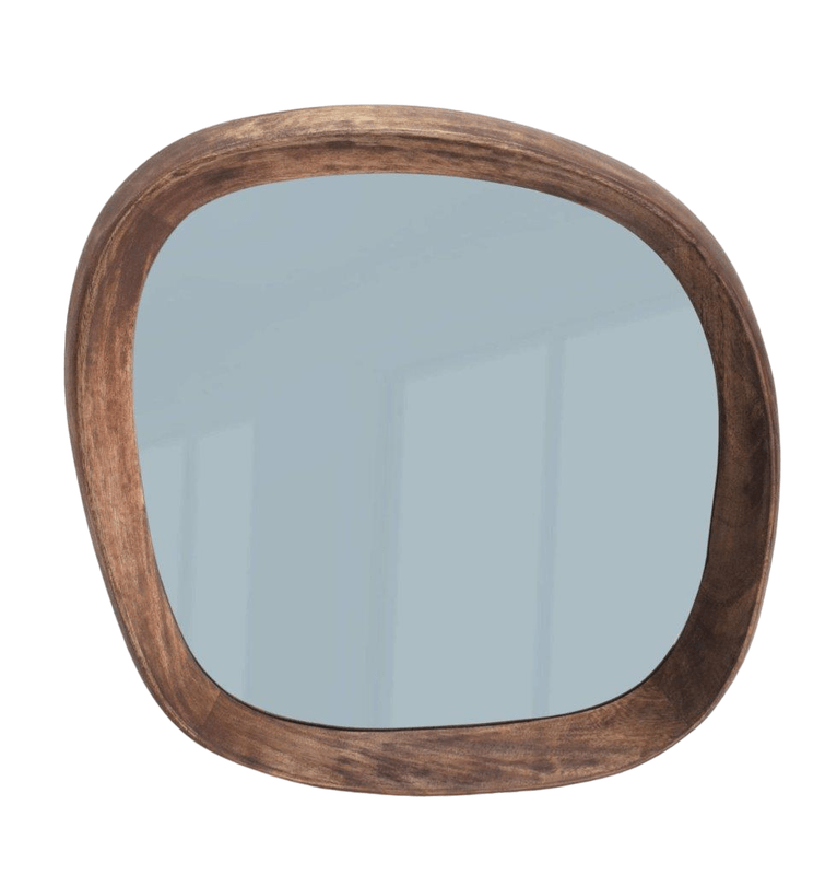 Azure Reflection Wood Mirror - Al Rugaib Furniture