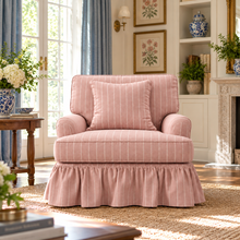 Country Rose Cottage by Noof Alaboudi Accent Chair with Skirt 2