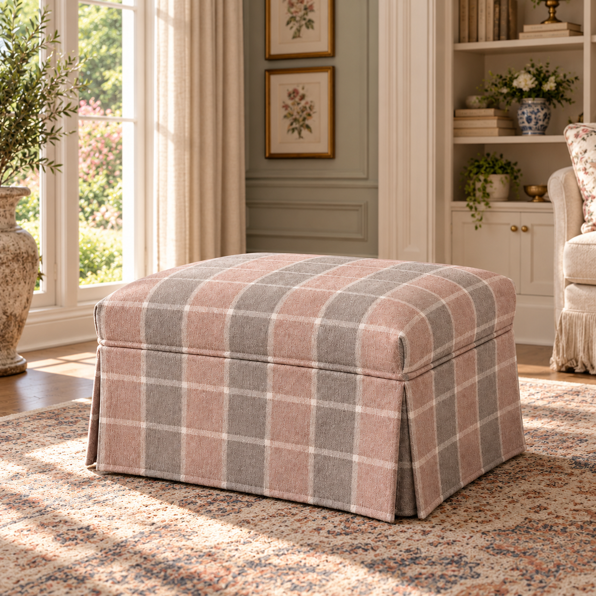 Jasmine Accent Ottoman