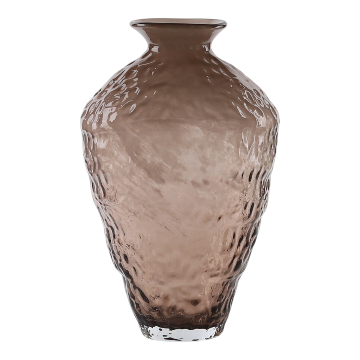 مزهرية تيرزاه بالزجاج البني Tirzah Brown Glass Vase