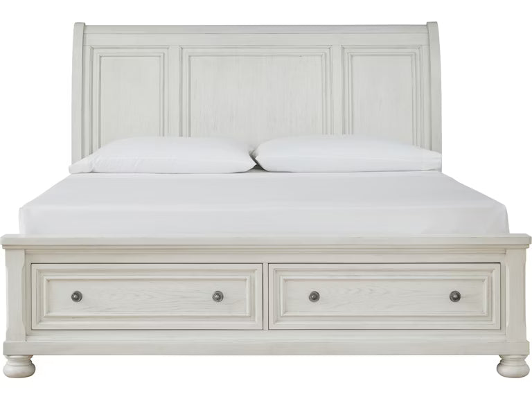 Robbinsdale King Sleigh Bed With Storage Beds| Ashley Homestore