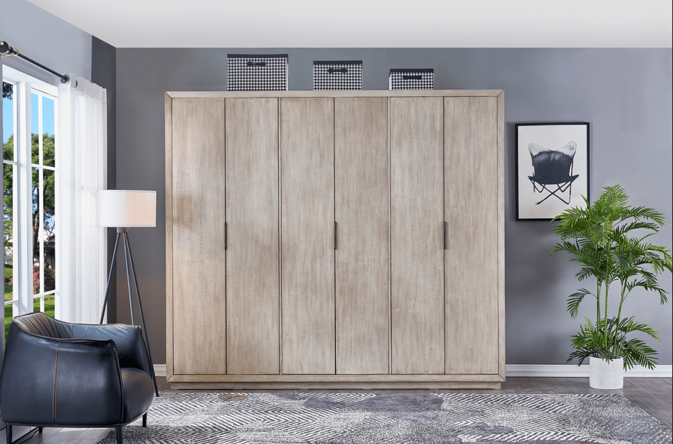 B756 6 Door wardrobe Wardrobes| Crestview