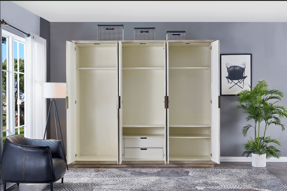 B756 6 Door wardrobe Wardrobes| Crestview