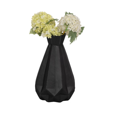 GLASS, 9H CLASSIC VASE, BLACK