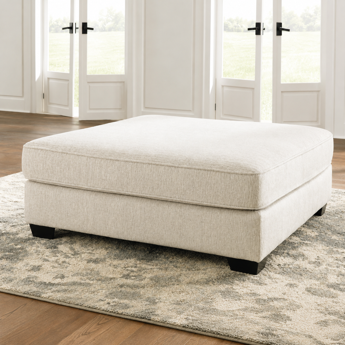 Rawcliffe OVERSIZED ACCENT OTTOMAN